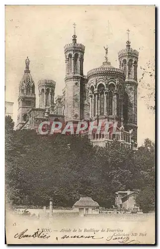 Ansichtskarte AK Lyon Abside de La Basilique de Fourviere