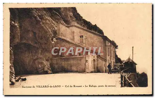 Cartes postales Villard de Lans Col du Rousset Le Refuge Poste de secours