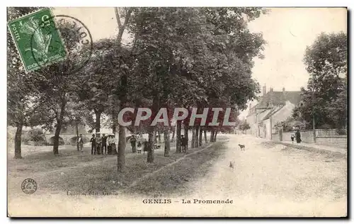 Cartes postales Genlis La Promenade