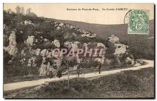 Cartes postales Environs De Pont De Pany La Combe D&#39Arcey Velo