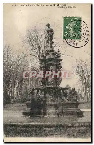 Ansichtskarte AK Chaumont La Fontaine Du Boulingrin