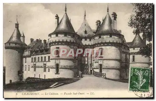 Ansichtskarte AK Chaumont Le Chateau Facade Sud Ouest