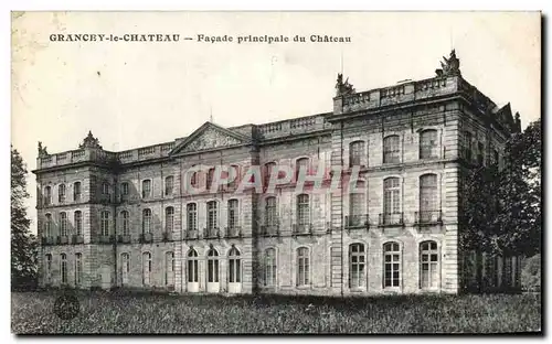 Ansichtskarte AK Grancey Le Chateau Facade Principale Du Chateau