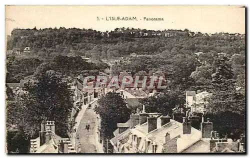 Cartes postales L'Isle Adam Panorama