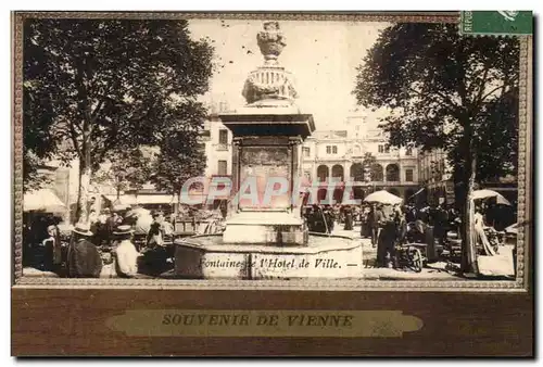 Cartes postales Vienne Fontaine de l&#39Hotel de l&#39Hotel de Ville