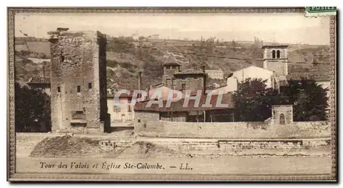 Cartes postales Vienne Tour des Valois et Eglise Sainte Colombe