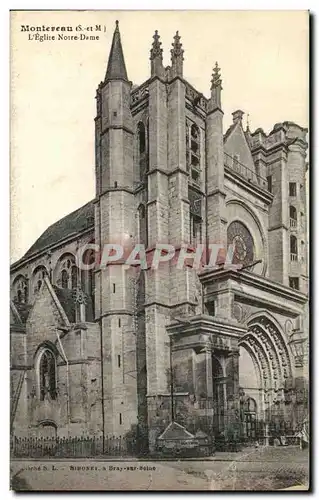 Cartes postales Montereau L&#39Eglise Notre Dame