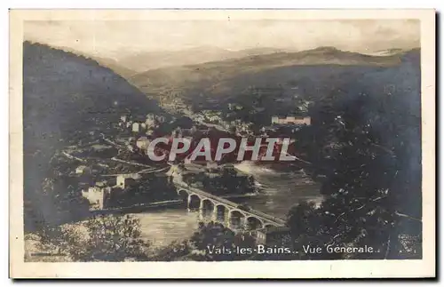 Cartes postales Vals les Bains Vue Generale