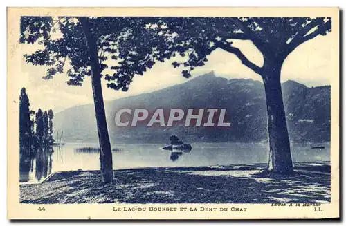 Ansichtskarte AK Le Lac du Bourget Et la Dent du Chat