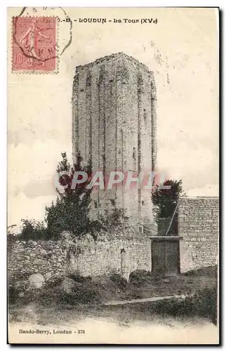 Ansichtskarte AK Loudun La Tour