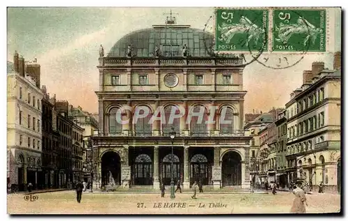 Cartes postales Le Havre Le Theatre