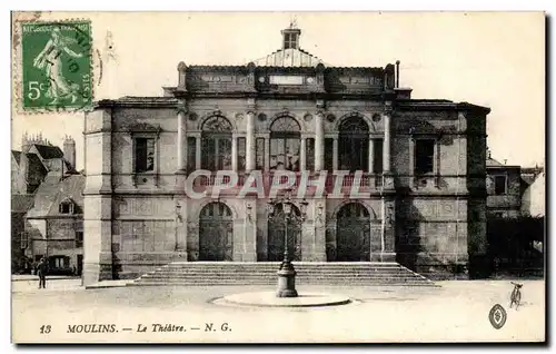 Cartes postales Moulins Le Theatre