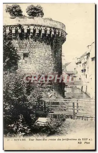 Cartes postales Nevers Tour Saint Eloi