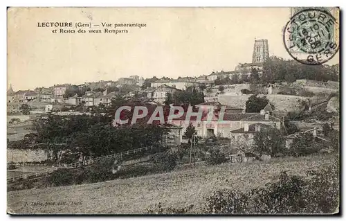 Ansichtskarte AK Lectoure Vue Panoramique Et Restes Des Vieux Remparts