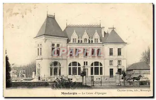 Ansichtskarte AK Montargis La Caisse d&#39Epargne