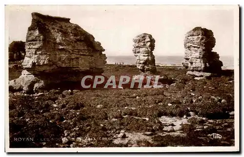 Ansichtskarte AK Royan Les rochers De Vallieres