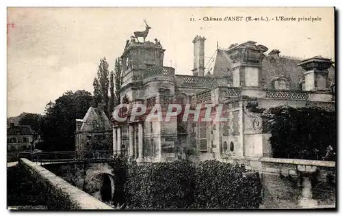 Cartes postales Chateau D&#39Anet L&#39Entree Principale