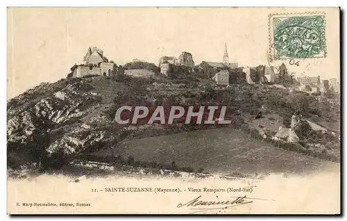 Cartes postales Sainte Suzanne Vieux Remparts