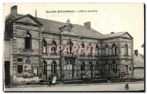 Cartes postales Villers Bretonneux L'Hotel de Ville