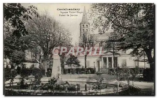 Cartes postales Castelnaudary Square Victor Hugo Palais de Justice