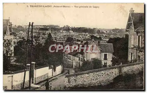 Cartes postales Thorigny Lagny Vue Generale de Lagny