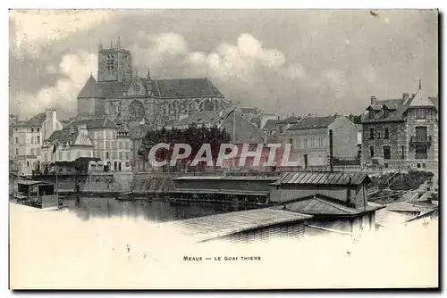 Cartes postales Meaux Le Quai Thiers