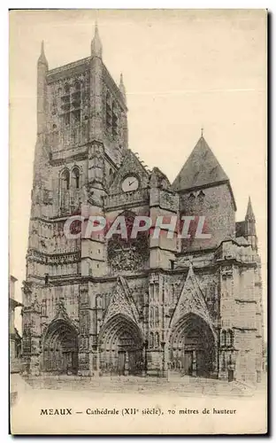 Cartes postales Meaux Cathedrale 70 Metres de Hauteur