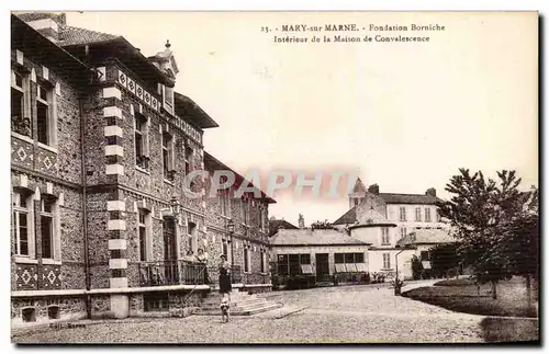 Ansichtskarte AK Mary Sur Marne Fondation Borniche Interieur de la Maison de Convalescence