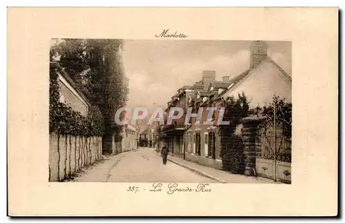 Cartes postales Marlotte Le Grande Rue