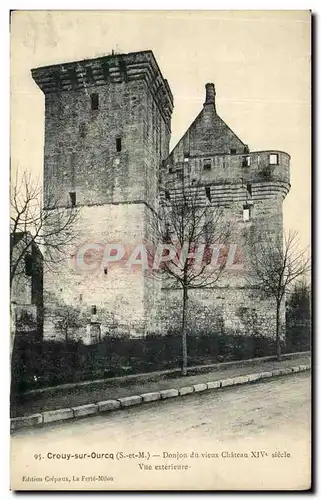 Cartes postales Crouy sur Ourcq Donjon du Vieux Chateau