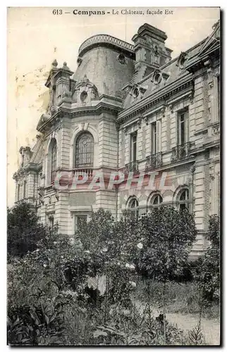 Cartes postales Compans Le Chateau Facade Est