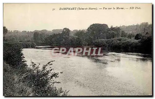 Cartes postales Dampmart Vue Sur la Marne