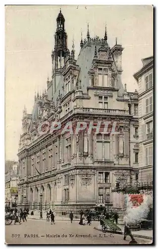 Cartes postales Paris Mairie du 10eme