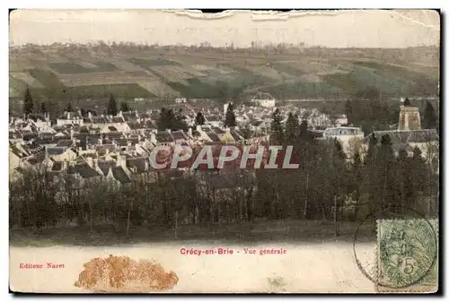 Cartes postales Crecy en Brie Vue Generale