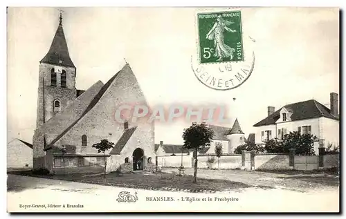 Cartes postales Bransles L&#39Eglise et le Presbytere