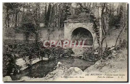 Cartes postales Bourron Fontaine Saint Severe Parc du Chateau