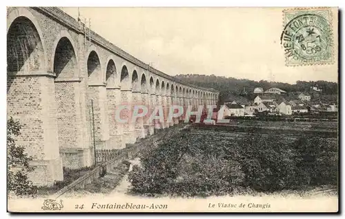 Cartes postales Fontainebleau Avon Le Viaduc de Changis