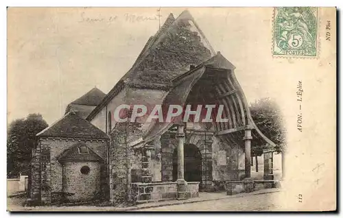 Cartes postales Avon L&#39Eglise