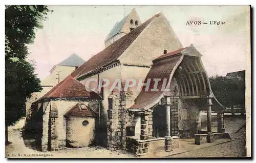 Cartes postales Avon L&#39Eglise