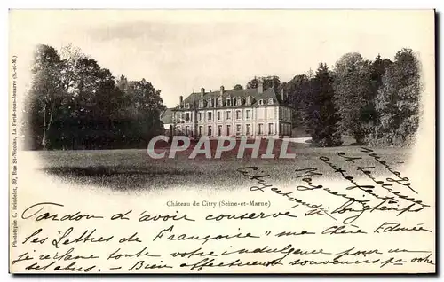 Ansichtskarte AK Chateau de Citry