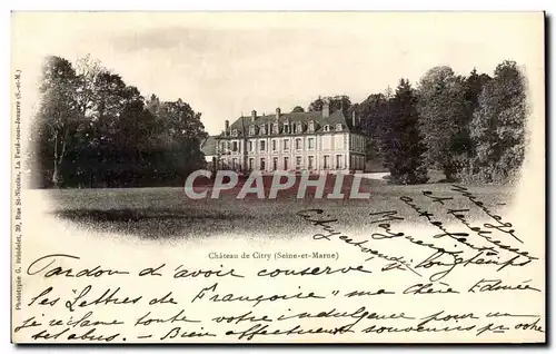 Cartes postales Chateau de Citry