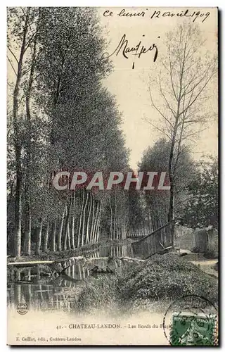 Cartes postales Chateau Landon Les Bords du Fusin