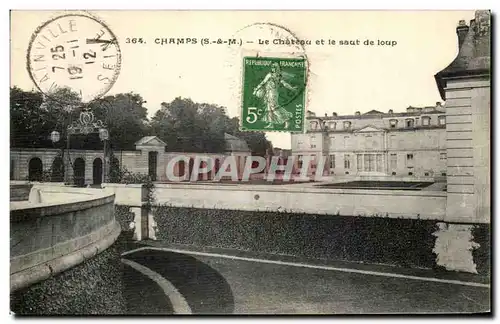 Cartes postales Champs Le Chateau et le Saut de Loup