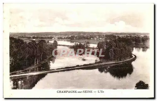 Cartes postales Chamagne Sur Seine L&#39lle