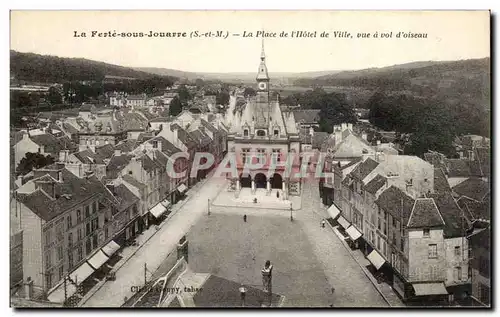 Cartes postales La Ferte Sous Jouarre La Place de Hotel de Ville Sur de Vol