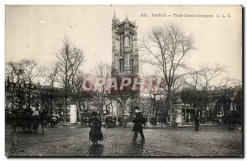 Cartes postales Paris Tour Saint Jacques