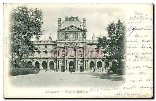 Ansichtskarte AK Paris Le Louvre Pavillon Richelieu