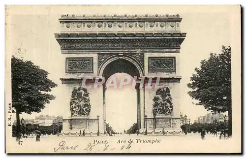 Cartes postales Paris L&#39Arc de Triomphe