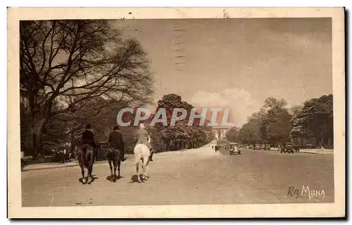 Ansichtskarte AK Paris Les Petits Tableaux de Paris Avenue du Bois de Boulogne Arc de TRromphe de l&#39Etoile