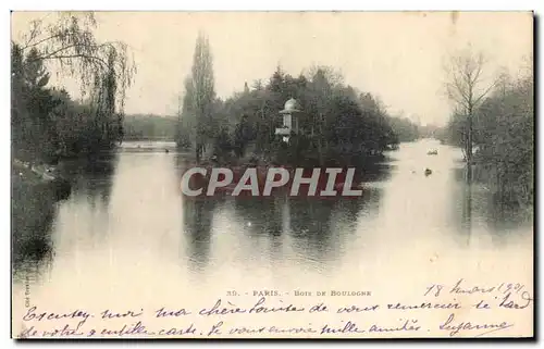 Cartes postales Paris Bois de Boulogne